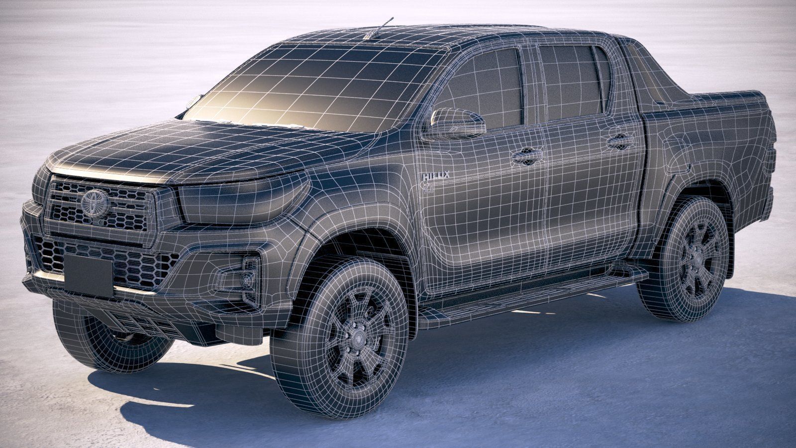 Toyota Hilux Revo Rocco 2018 3D model_19