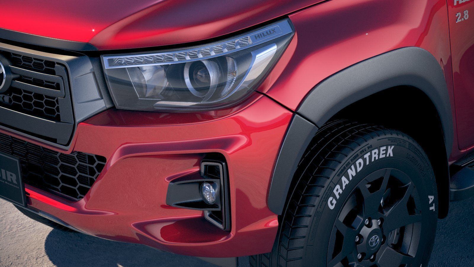 Toyota Hilux Revo Rocco 2018 3D model_2