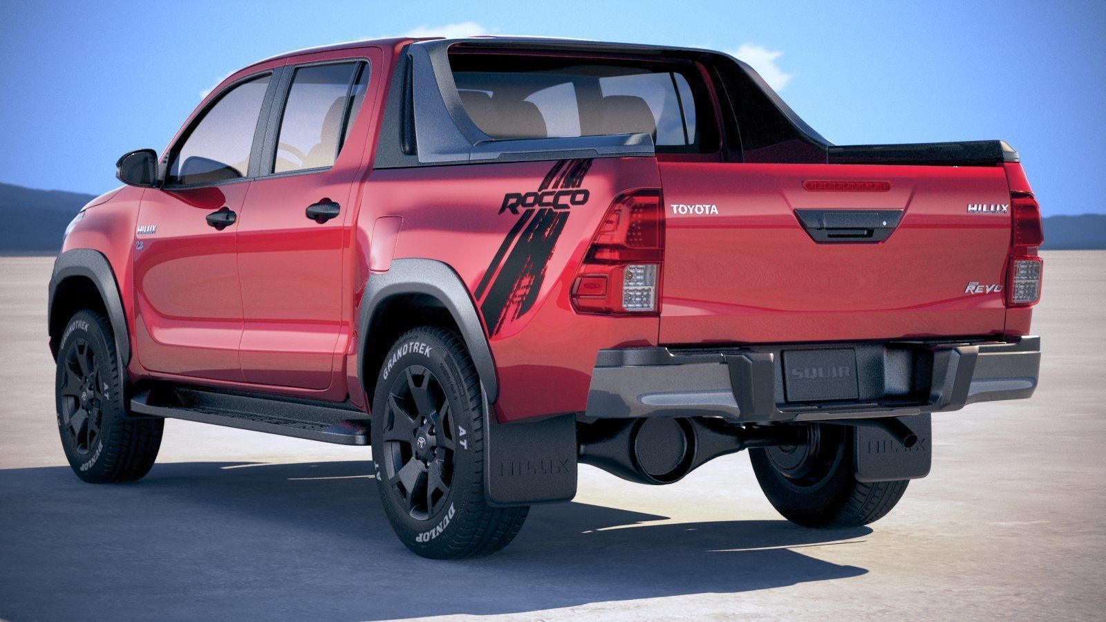 Toyota Hilux Revo Rocco 2018 3D model_13