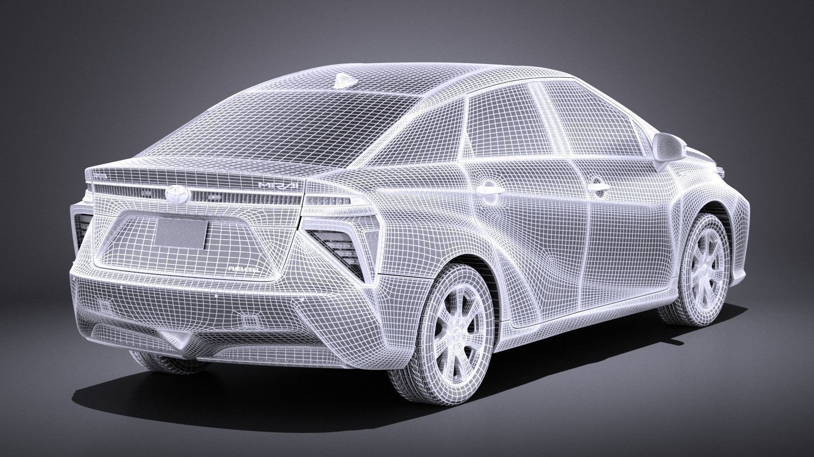Toyota Mirai 2018 VRAY 3D model_13