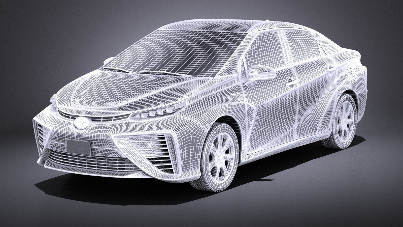 Toyota Mirai 2018 VRAY 3D model_12