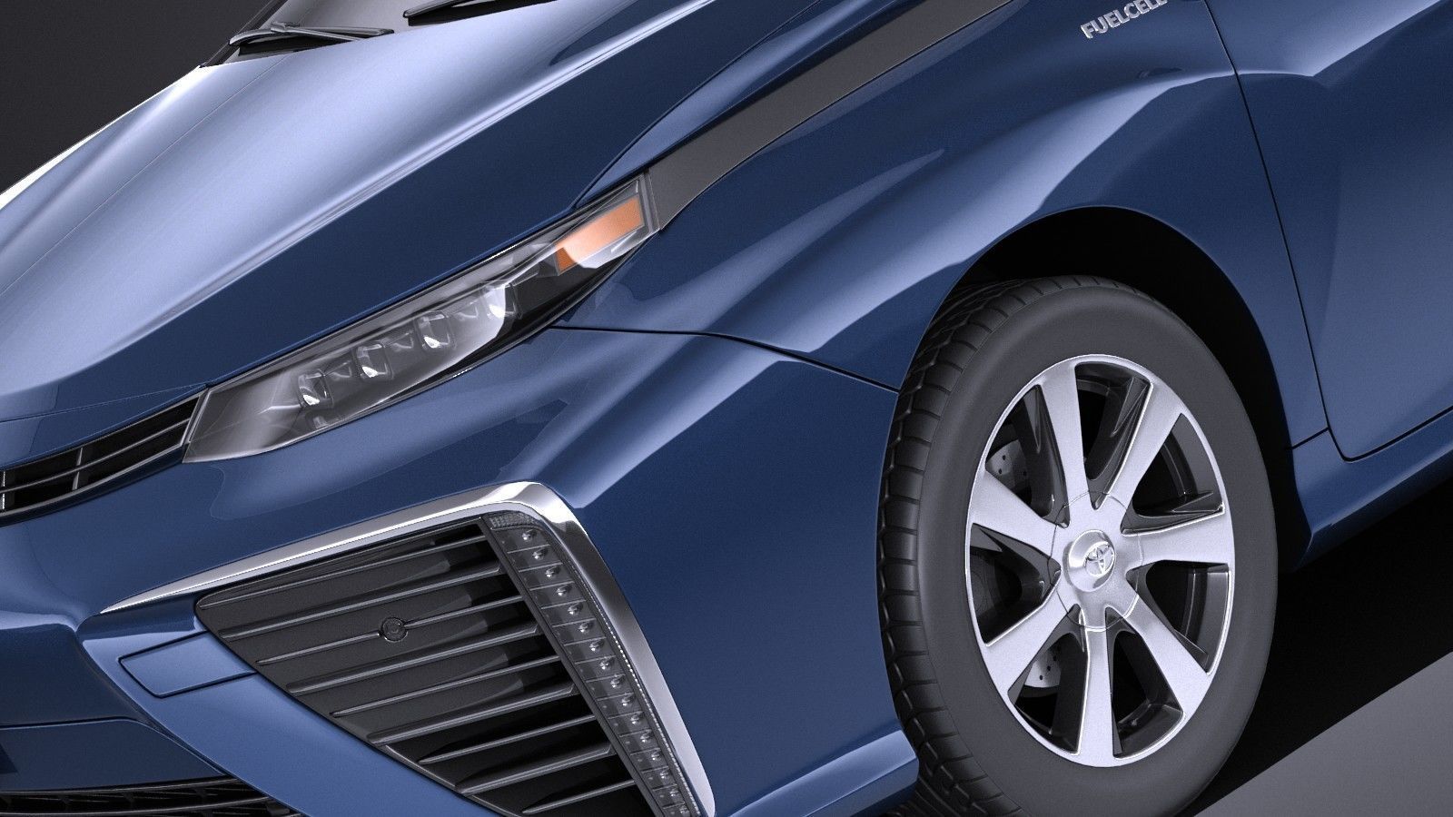 Toyota Mirai 2018 VRAY 3D model_2