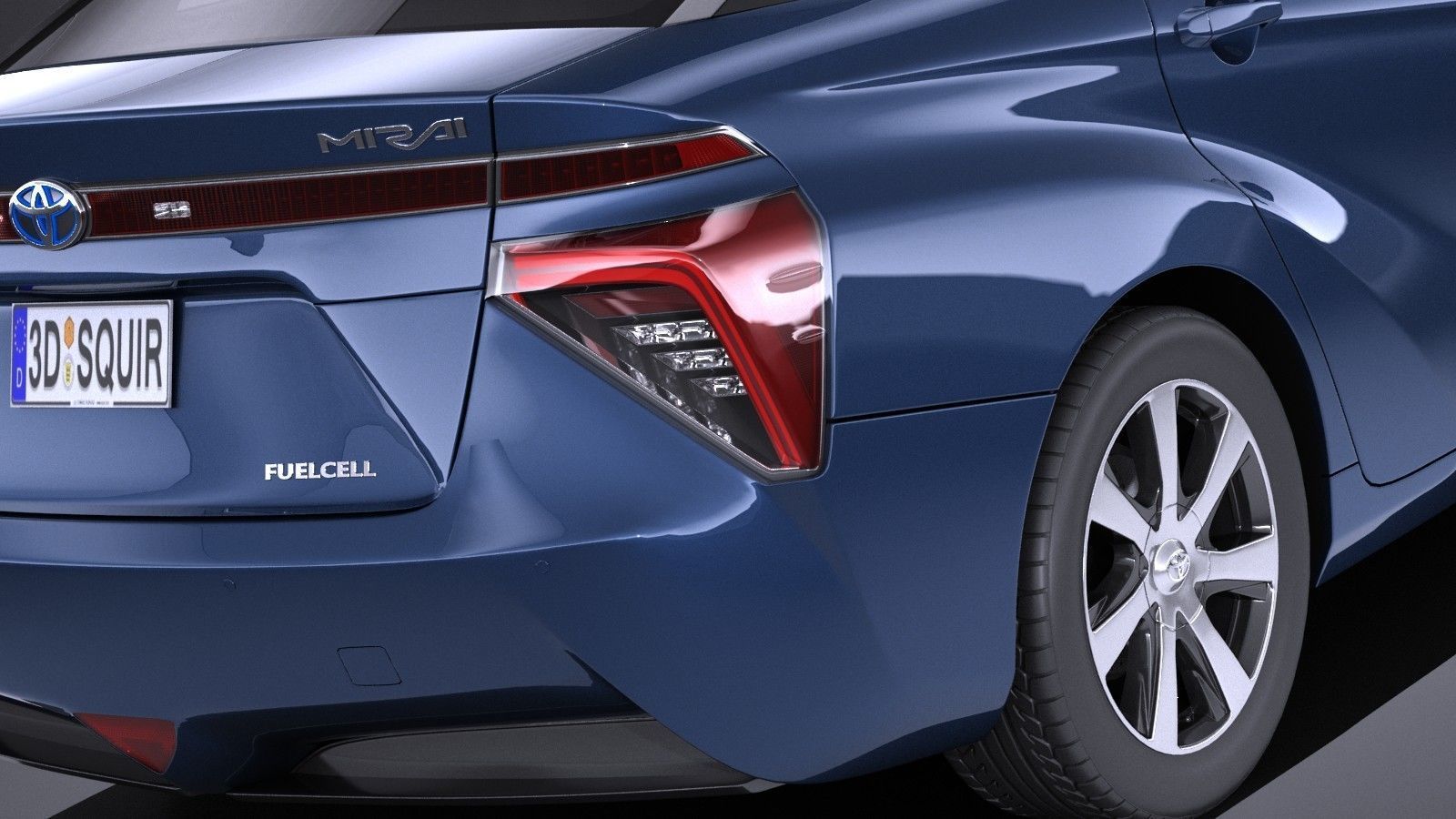 Toyota Mirai 2018 VRAY 3D model_3