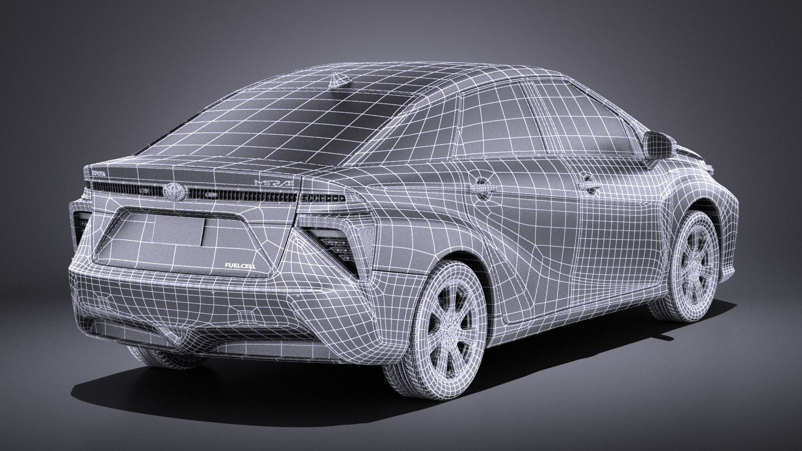 Toyota Mirai 2018 VRAY 3D model_15