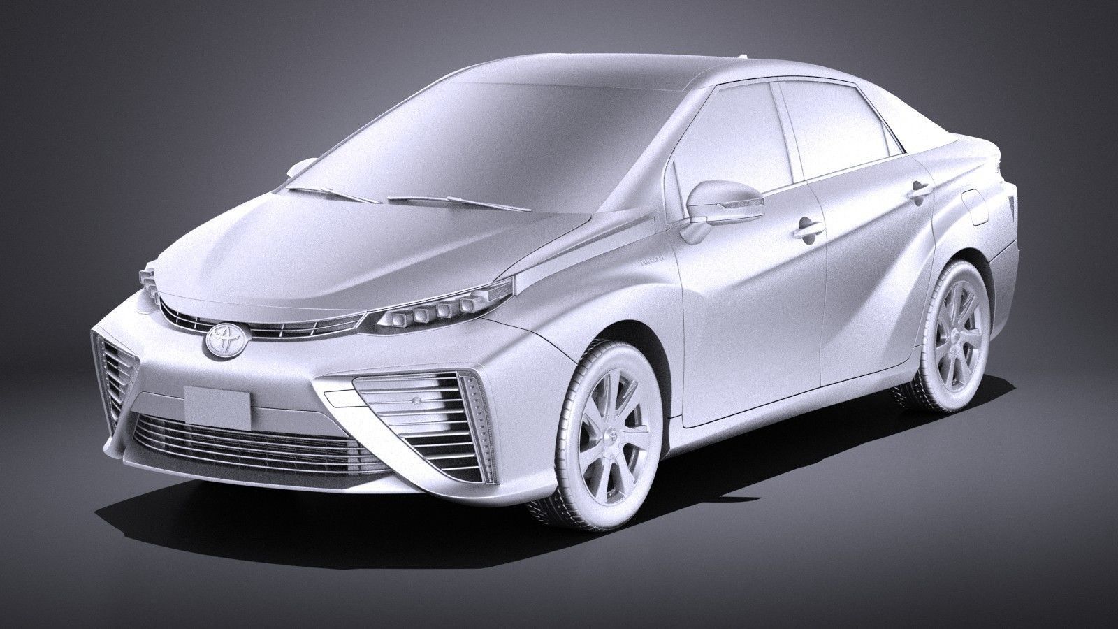 Toyota Mirai 2018 VRAY 3D model_8