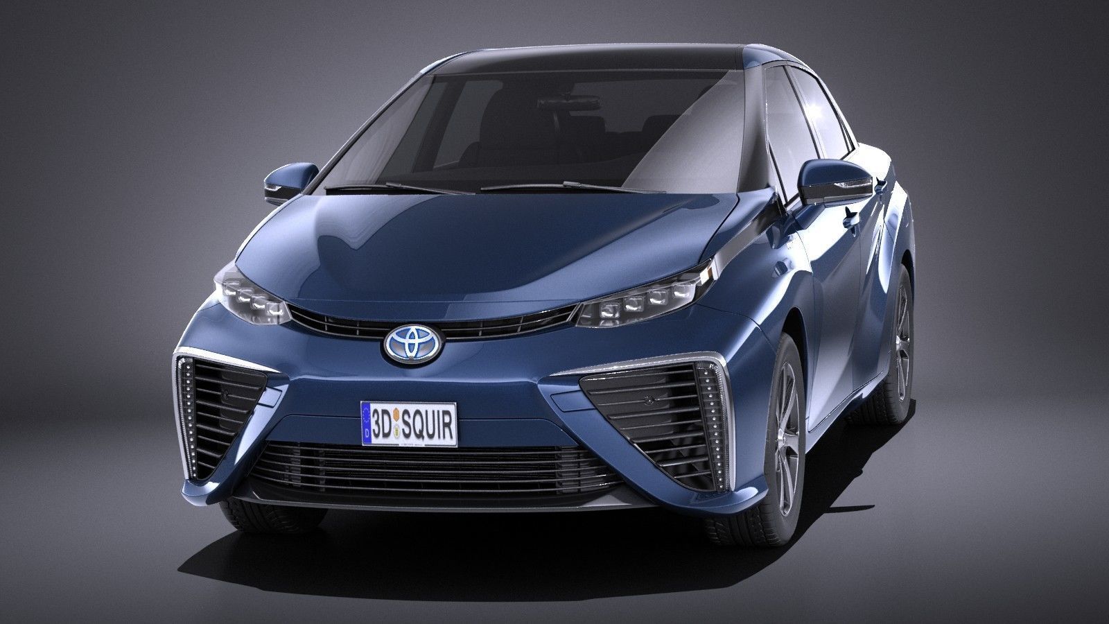 Toyota Mirai 2018 VRAY 3D model_1