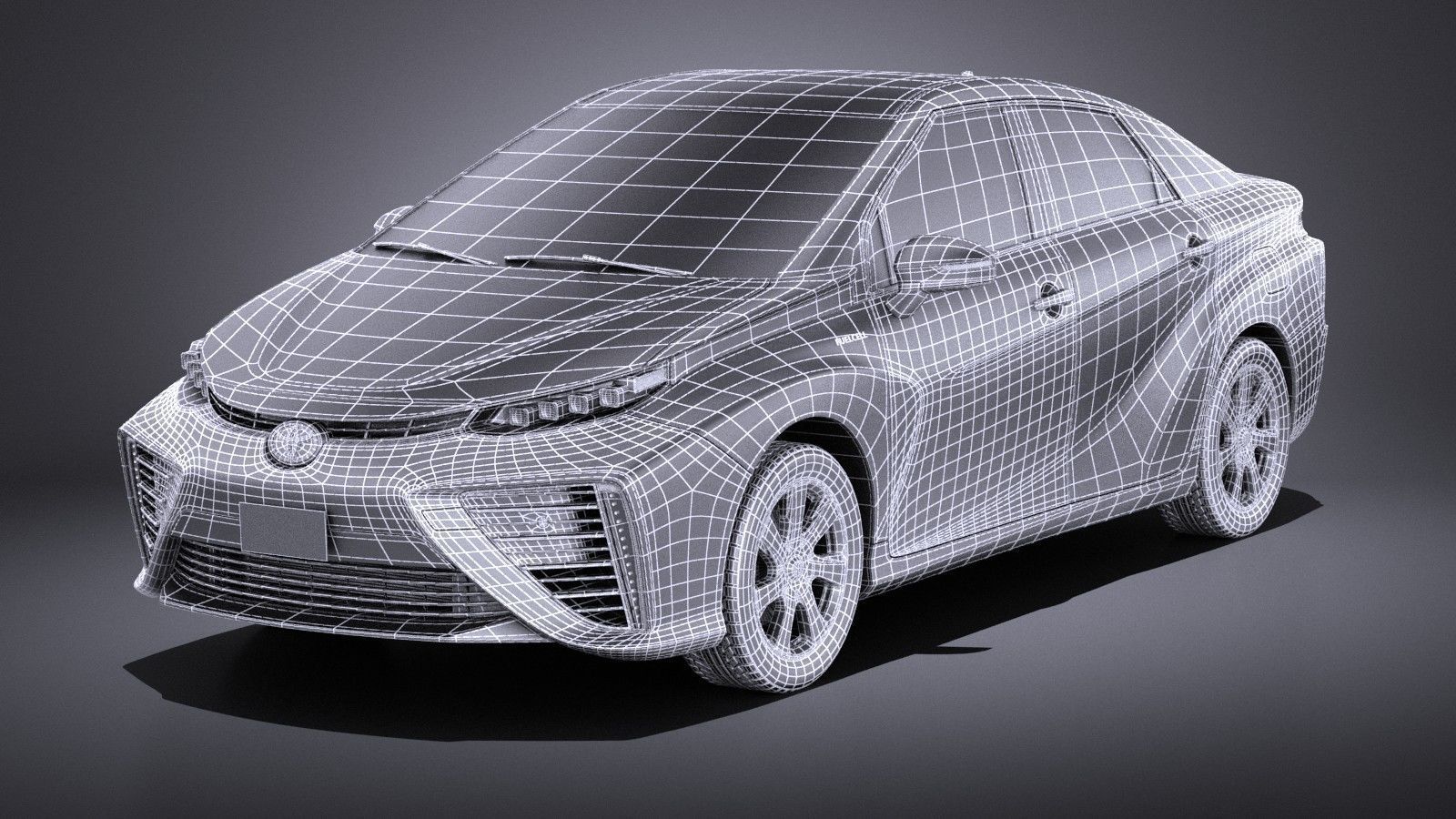 Toyota Mirai 2018 VRAY 3D model_14