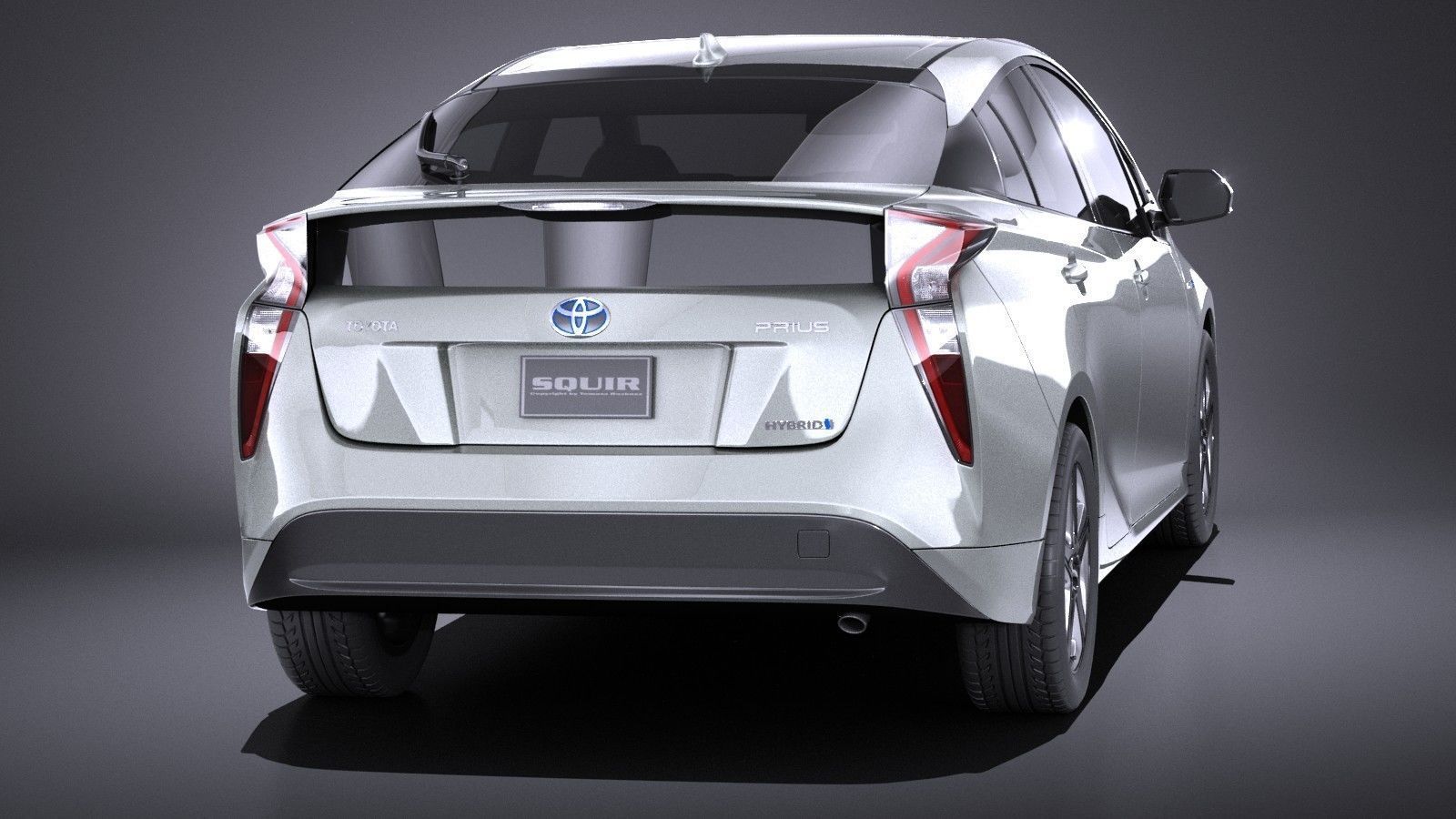 Toyota Prius 2018 VRAY 3D model_4