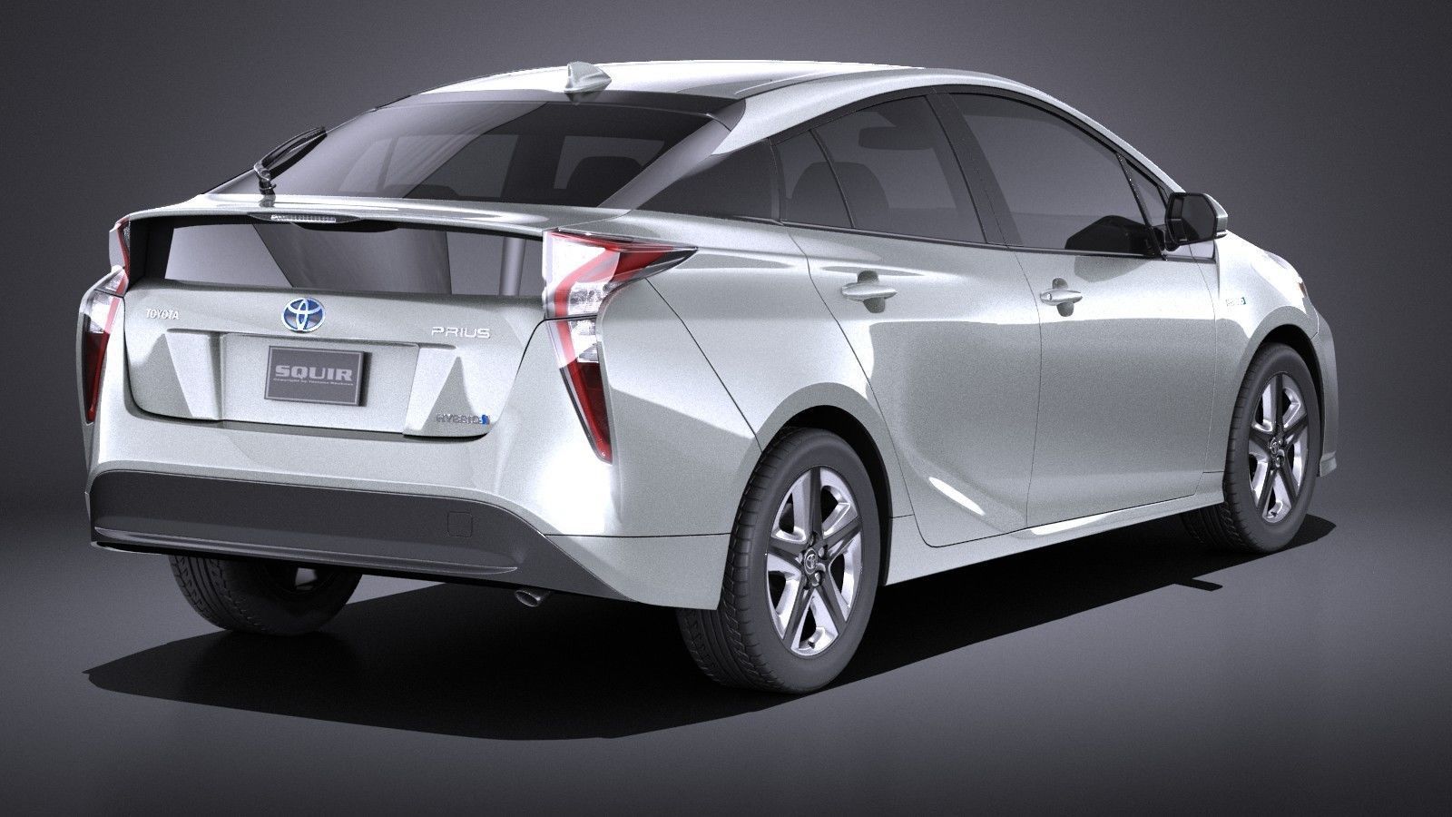 Toyota Prius 2018 VRAY 3D model_5