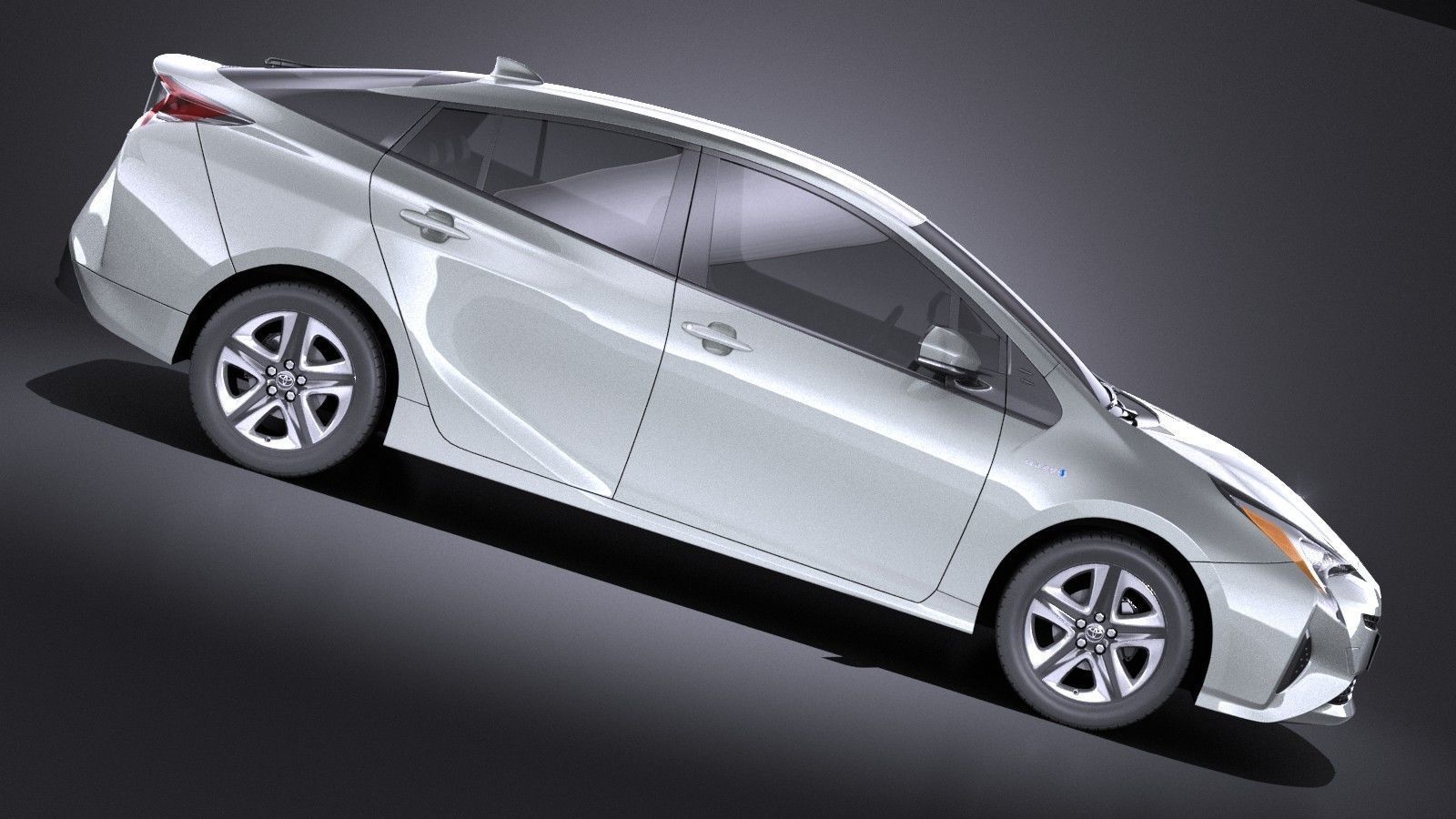 Toyota Prius 2018 VRAY 3D model_6