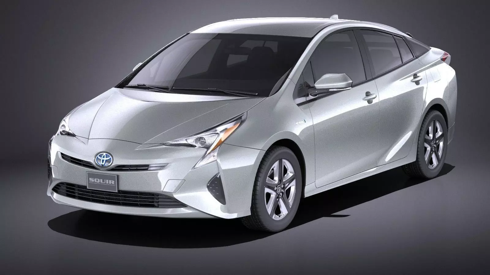 Toyota Prius 2018 VRAY 3D model_0