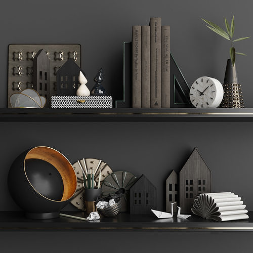 Decorative set A1 3D model
