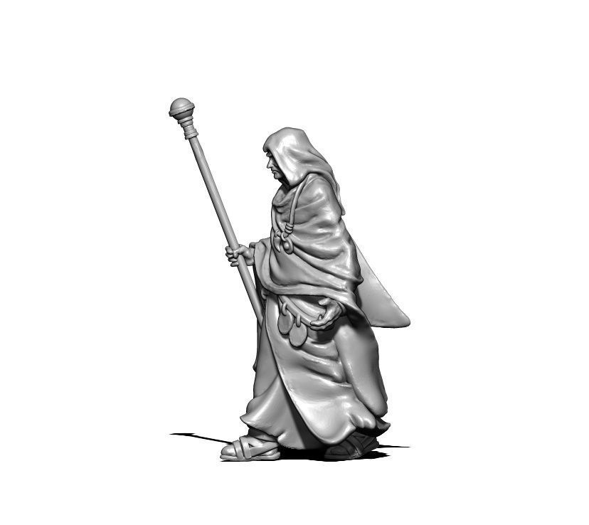 Wizard - Sorcerer - Hissar 35 mm scale - 3D print model 3D print model_5