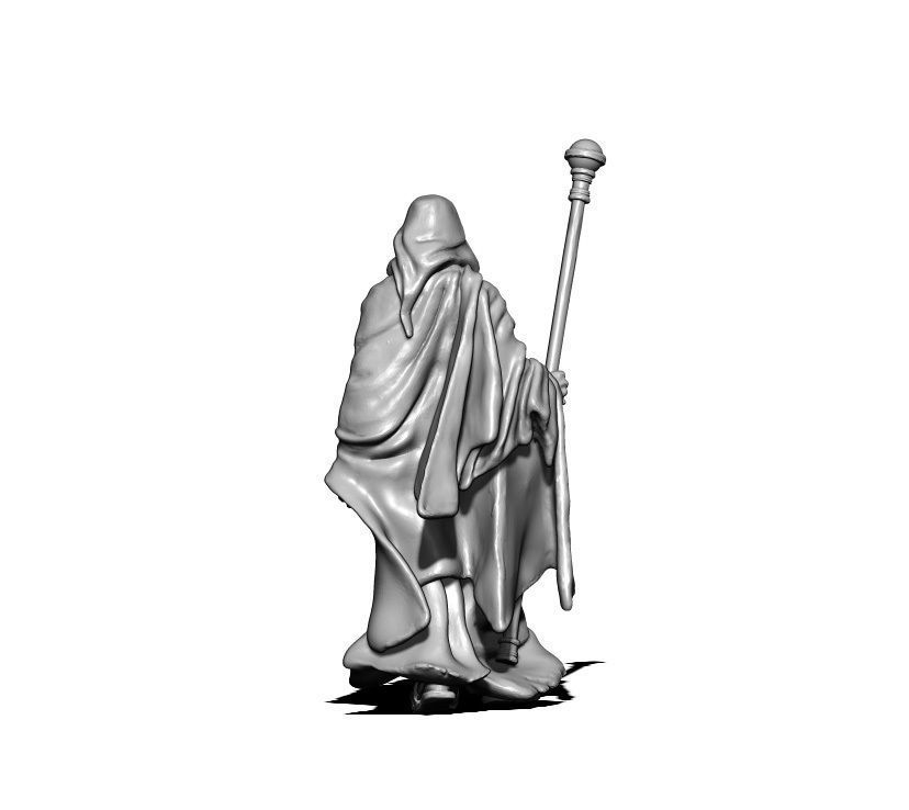 Wizard - Sorcerer - Hissar 35 mm scale - 3D print model 3D print model_3
