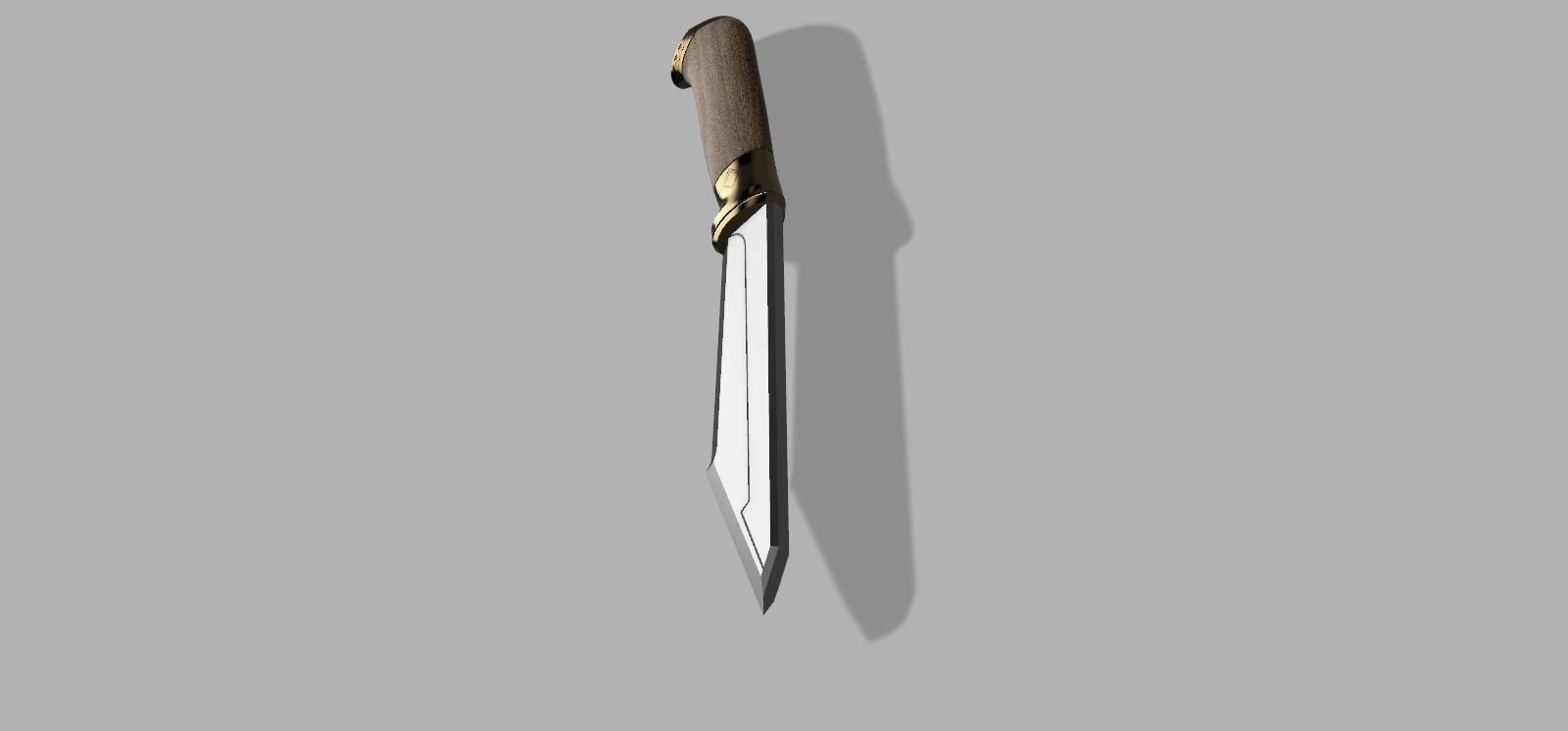 The Hobbit Filis hunting knife 3D print model_3