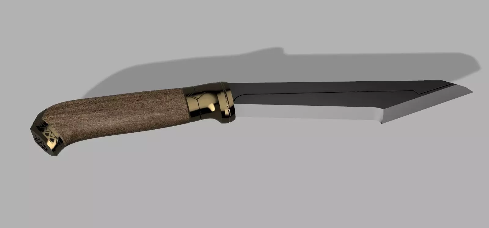 The Hobbit Filis hunting knife 3D print model_0