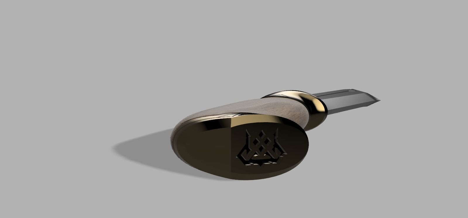 The Hobbit Filis hunting knife 3D print model_2