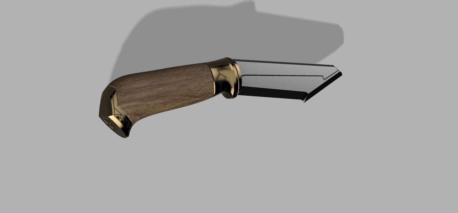 The Hobbit Filis hunting knife 3D print model_5