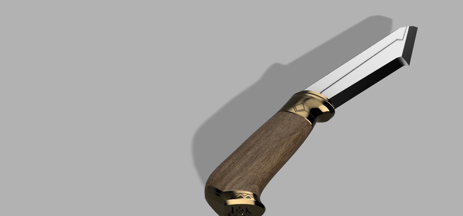 The Hobbit Filis hunting knife 3D print model_1