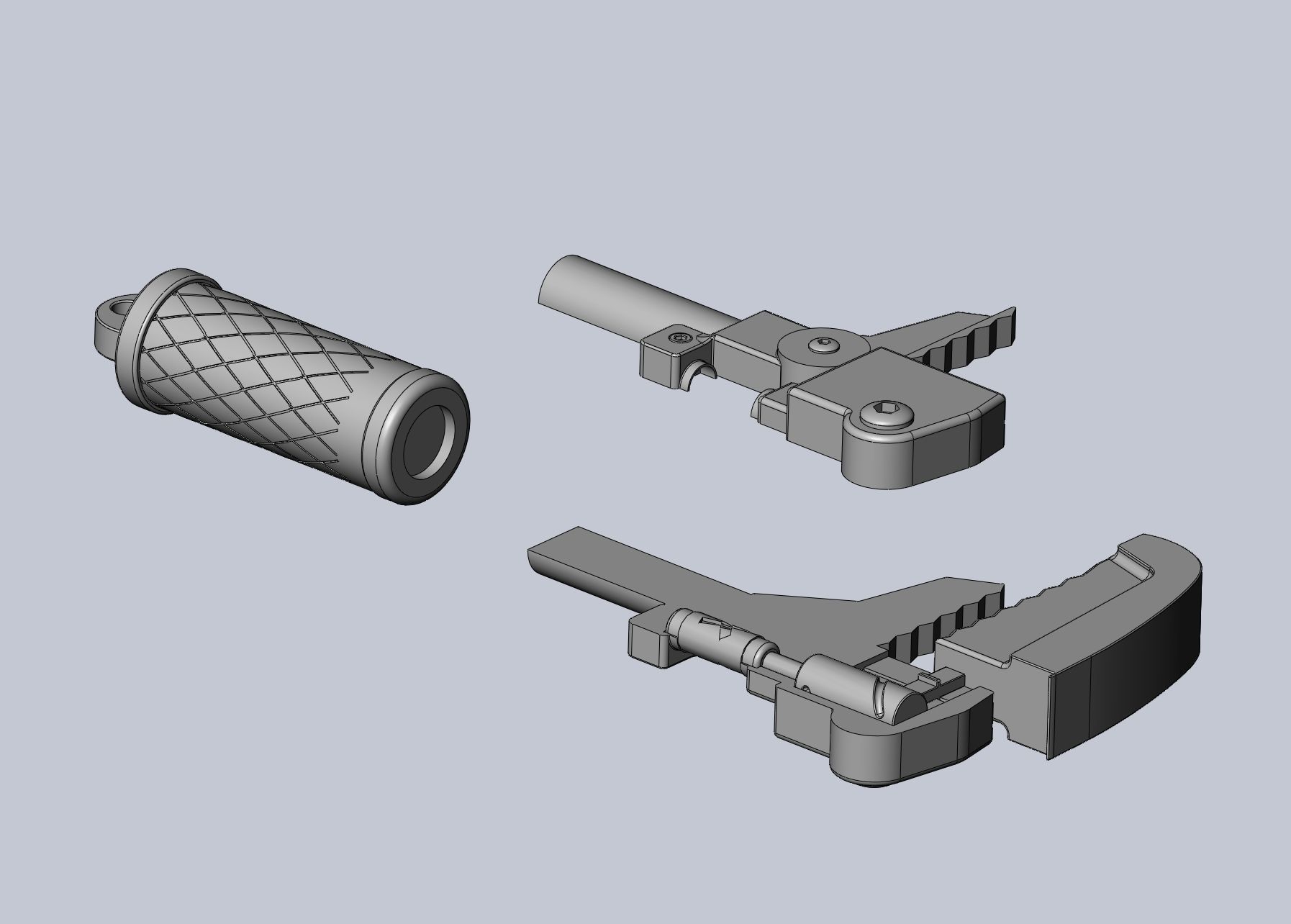 Overwatch Brigitte Armor Set 3D Model Collection_105
