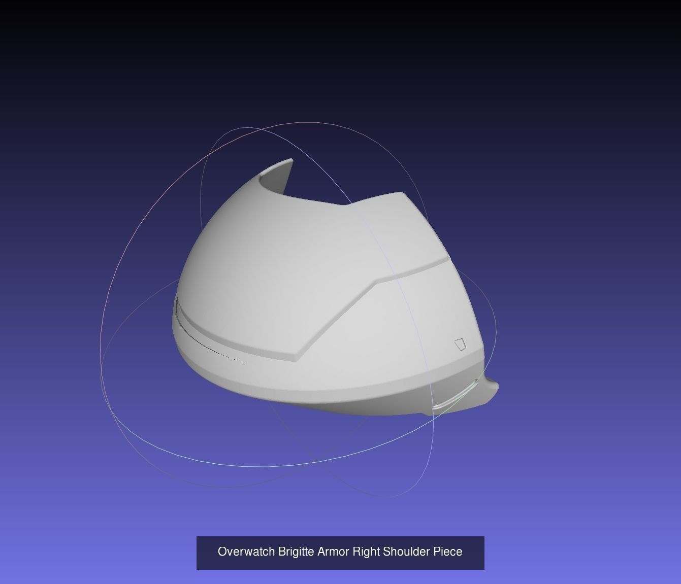 Overwatch Brigitte Armor Set 3D Model Collection_5