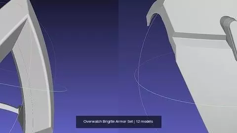 Overwatch Brigitte Armor Set 3D Model Collection_0