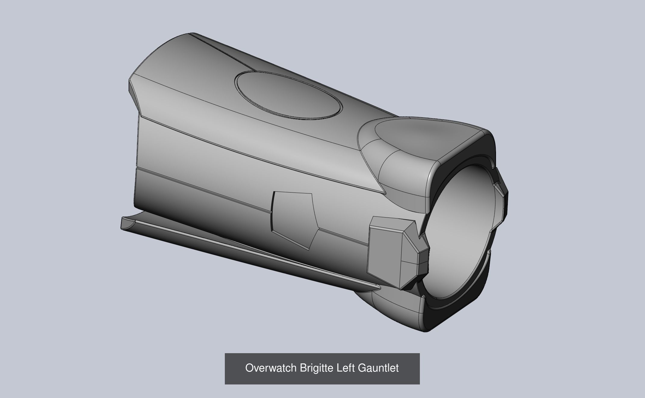 Overwatch Brigitte Armor Set 3D Model Collection_12