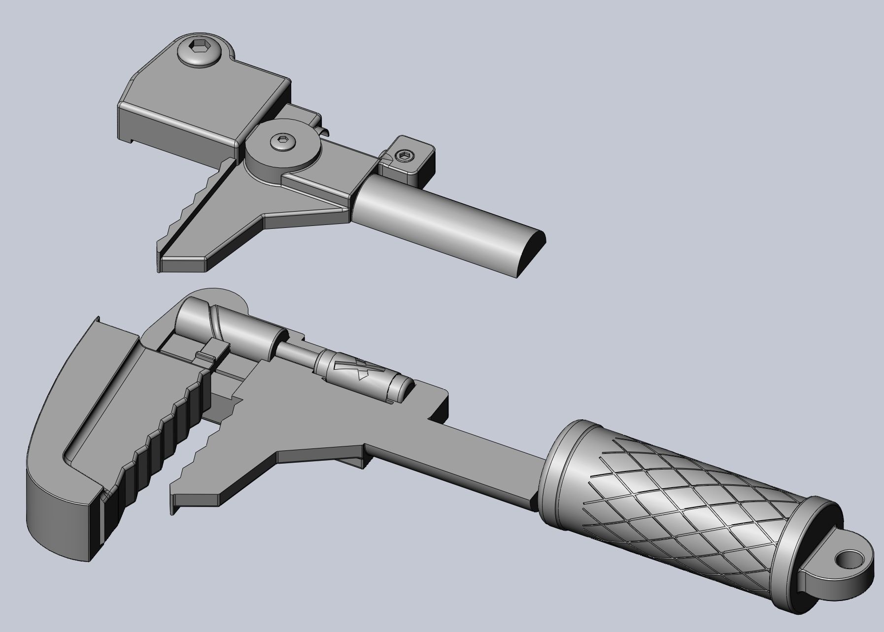 Overwatch Brigitte Armor Set 3D Model Collection_104