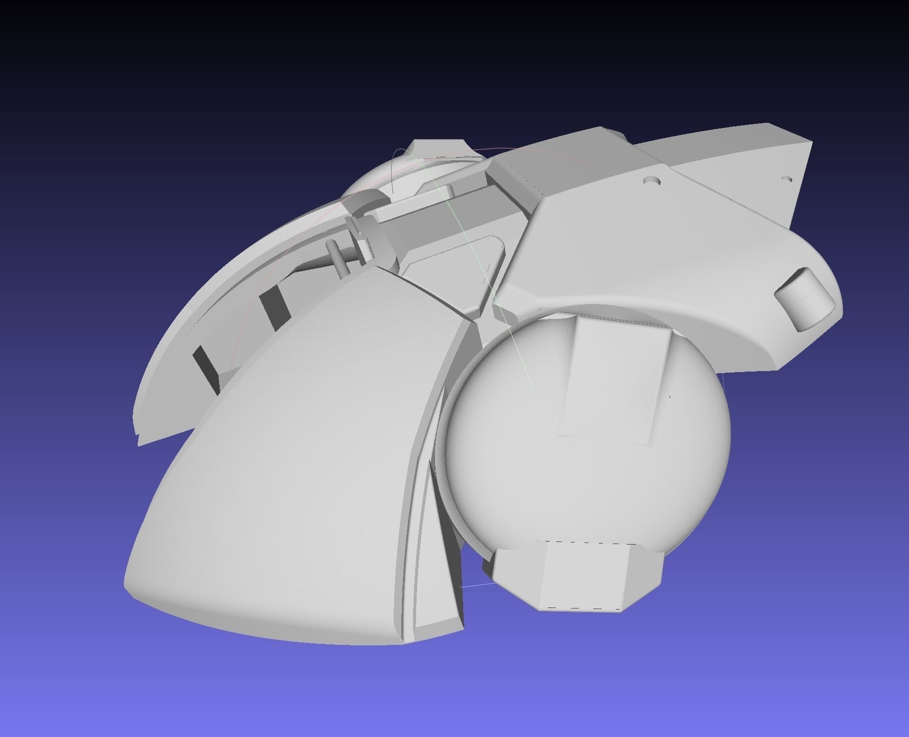 Overwatch Brigitte Armor Set 3D Model Collection_129