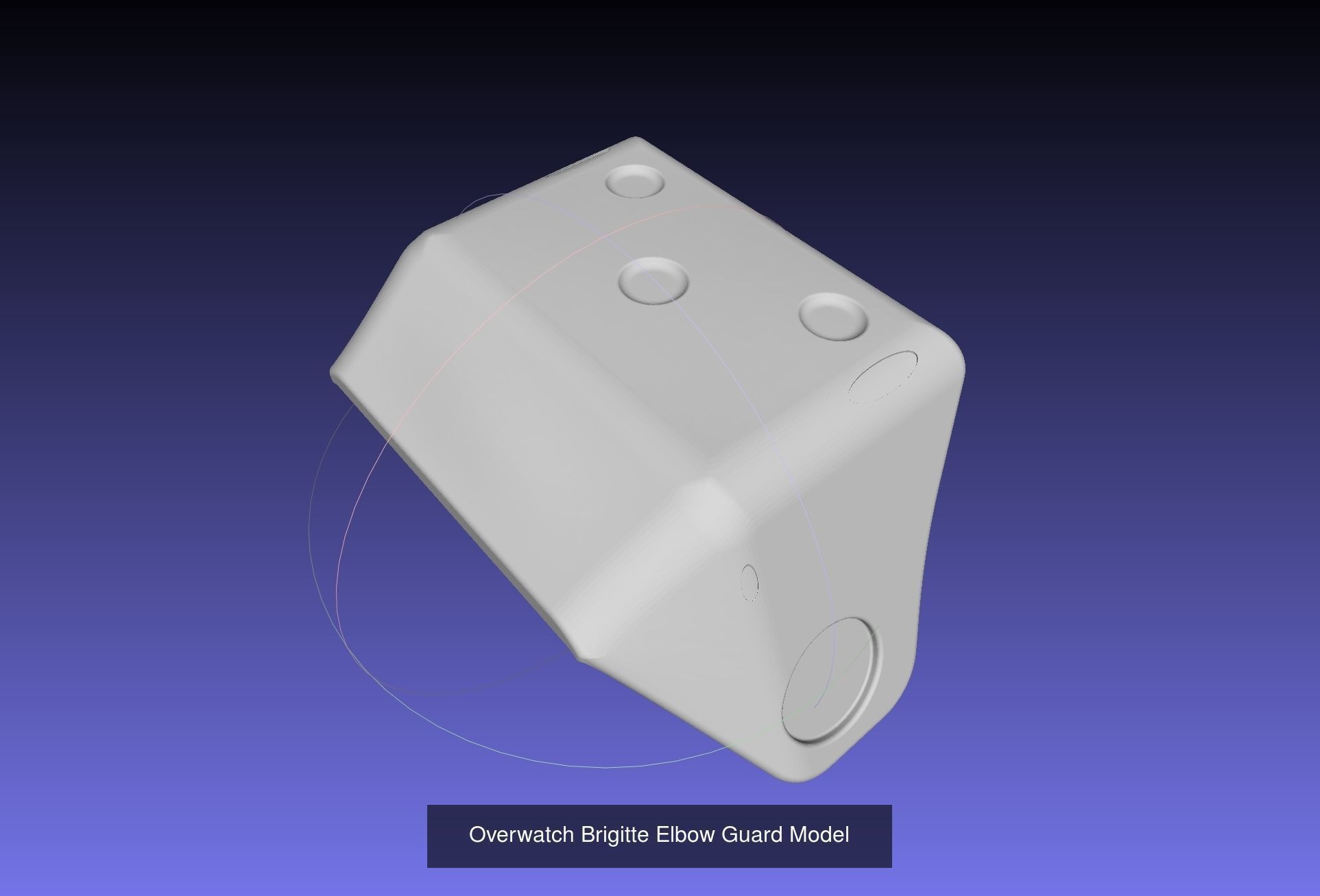 Overwatch Brigitte Armor Set 3D Model Collection_1