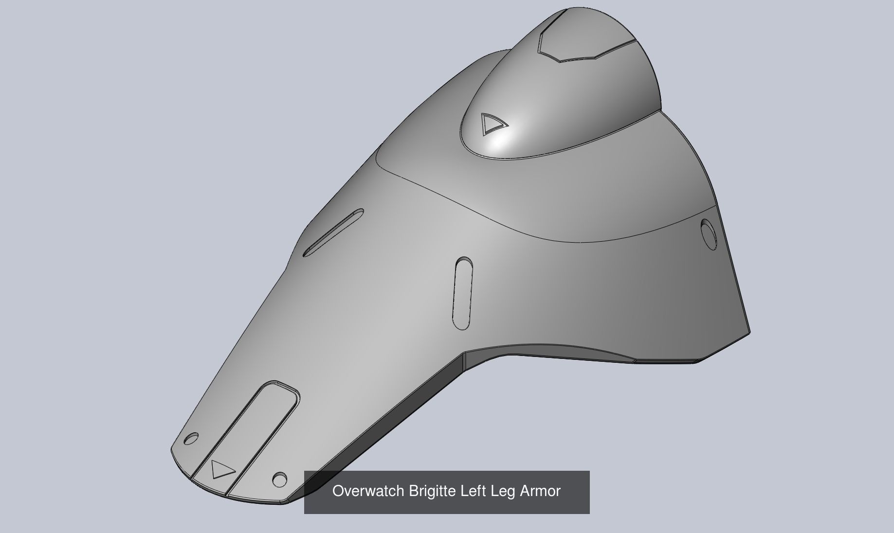 Overwatch Brigitte Armor Set 3D Model Collection_4