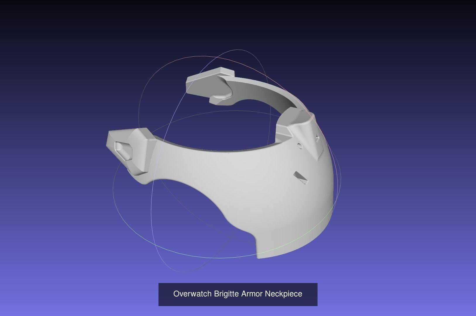 Overwatch Brigitte Armor Set 3D Model Collection_11