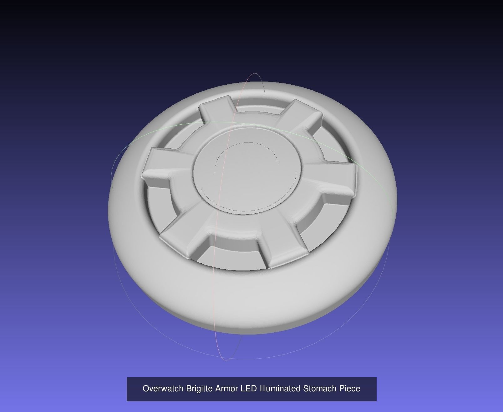 Overwatch Brigitte Armor Set 3D Model Collection_3