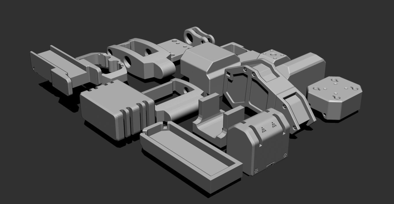 Basic Kit-Bash Vol2 Free 3D model_1