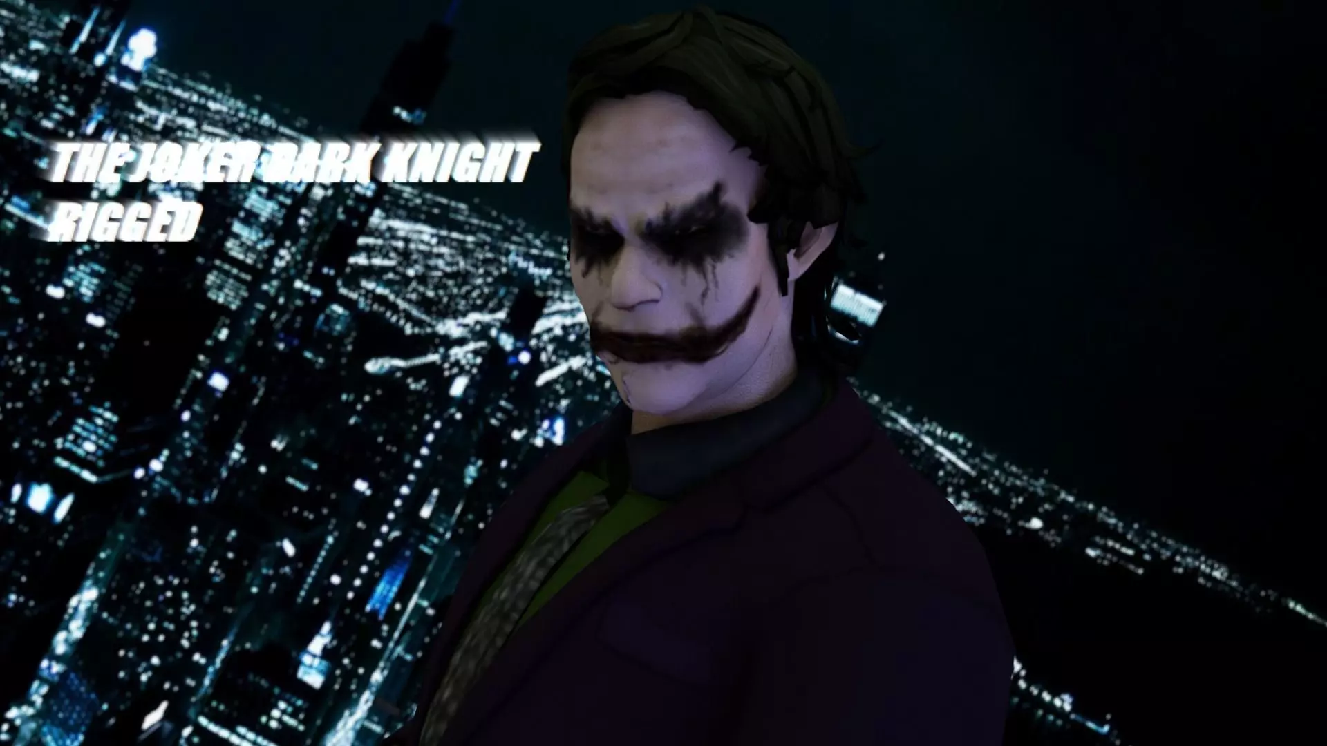 The Joker Dark knight Heath Ledger 3D model