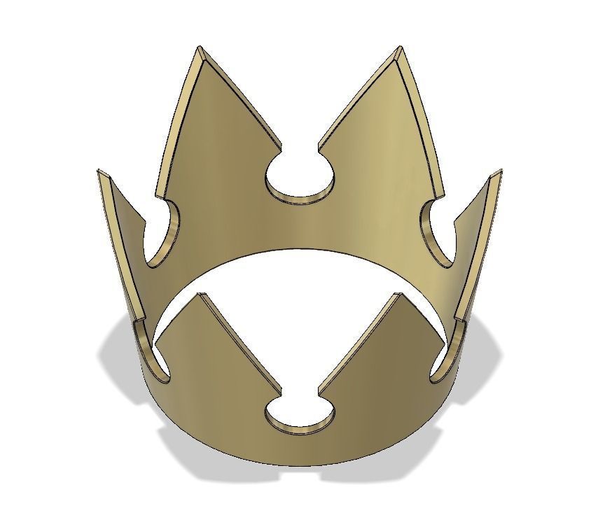 Sora Kingdom Hearts Crown 3D print model_5