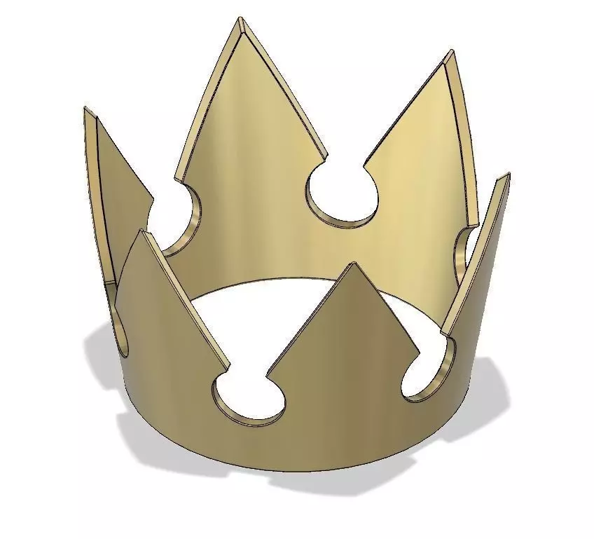 Sora Kingdom Hearts Crown 3D print model_0