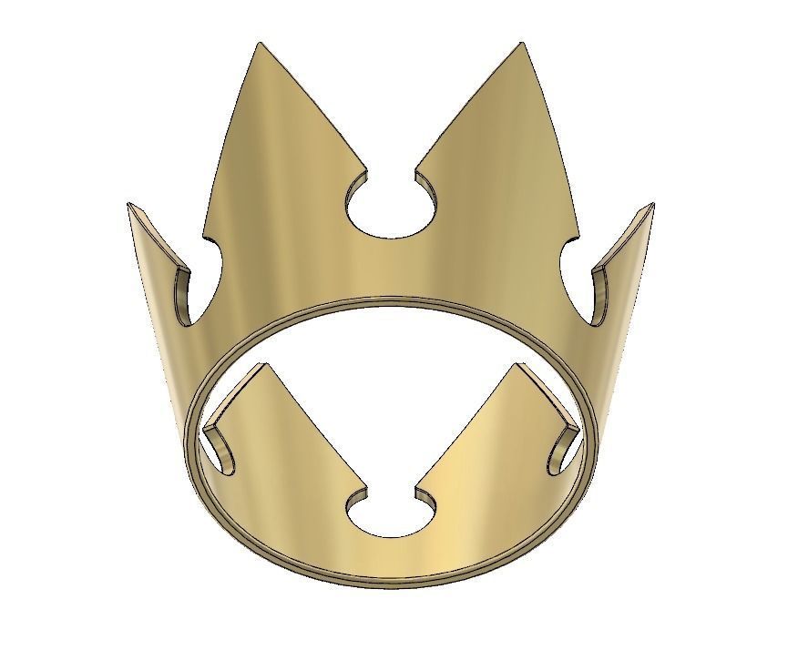 Sora Kingdom Hearts Crown 3D print model_6