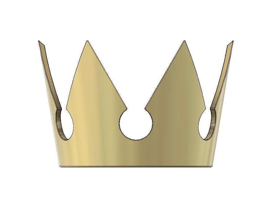 Sora Kingdom Hearts Crown 3D print model_1