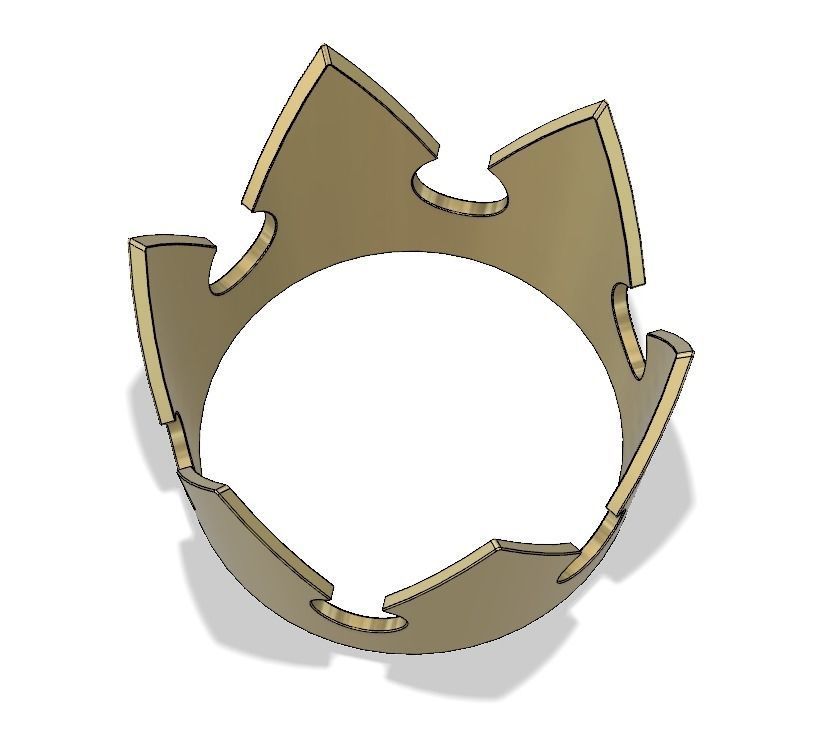 Sora Kingdom Hearts Crown 3D print model_3