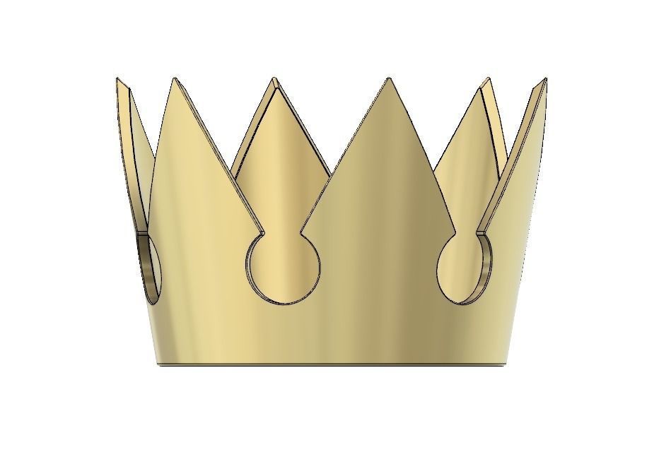 Sora Kingdom Hearts Crown 3D print model_2