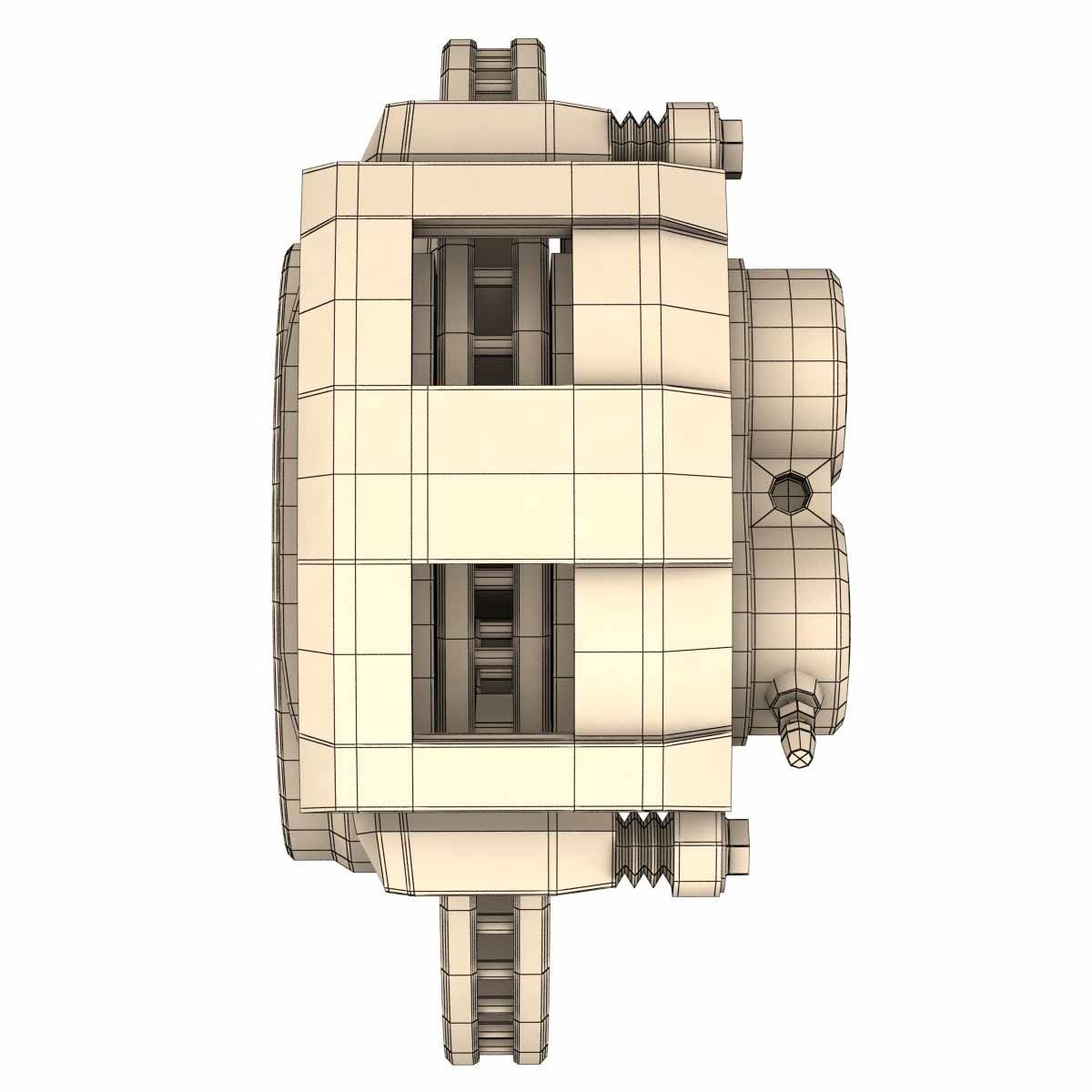 CAR DISC BRAKE DUAL PISTON 3D model_8