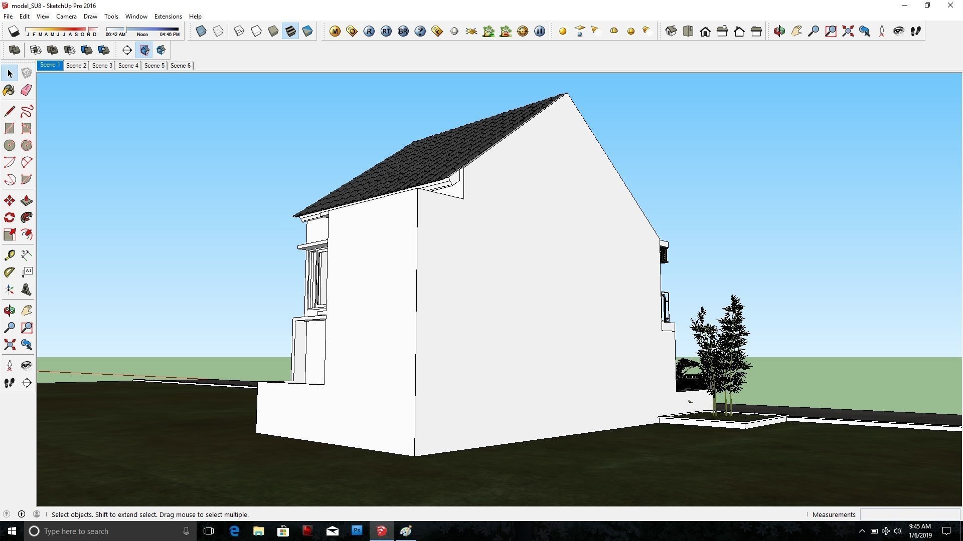 Tropcial house  3D model_9