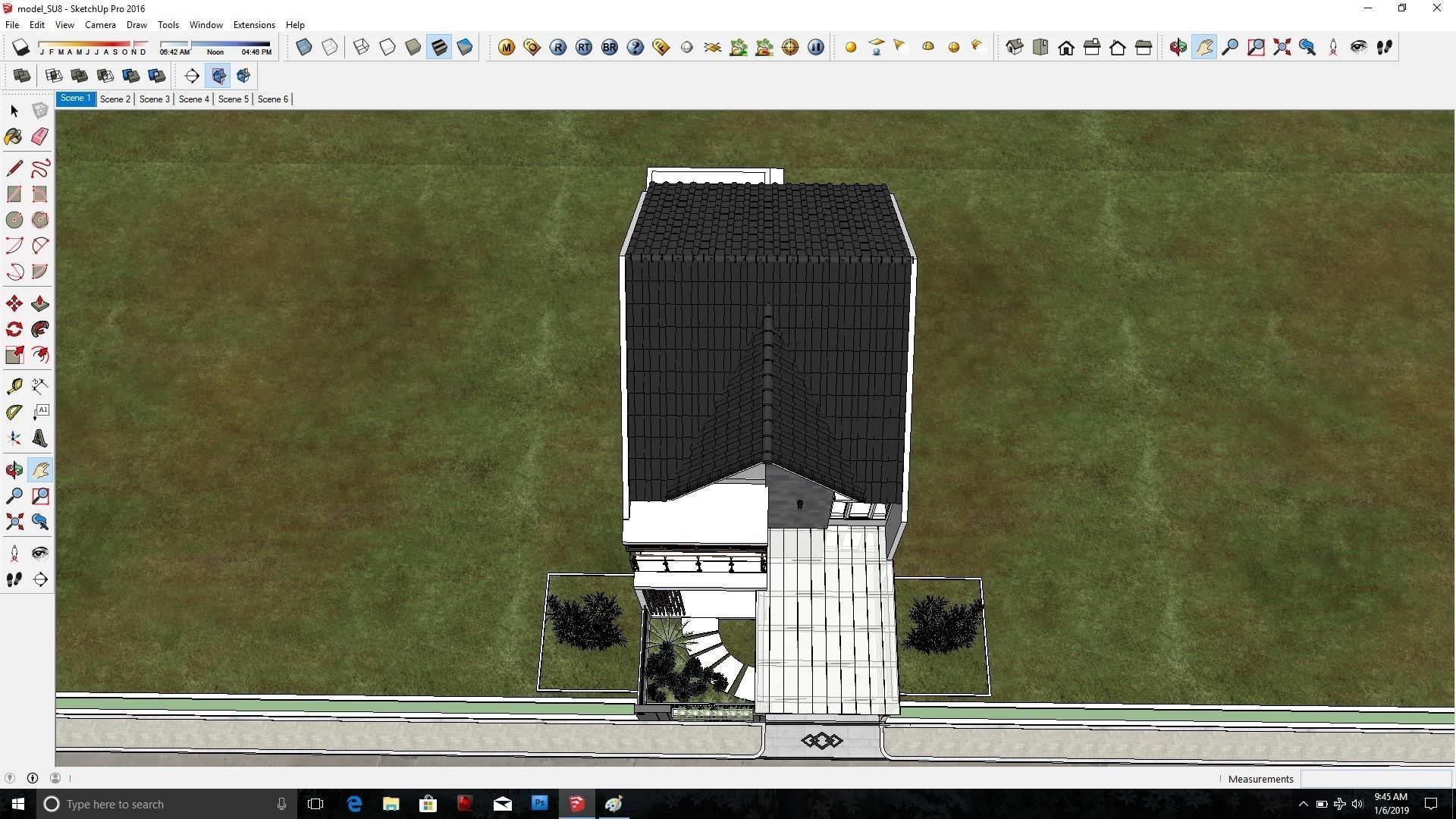 Tropcial house  3D model_10