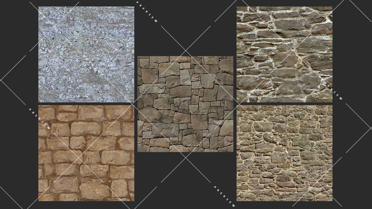Texture Pack Seamless Medieval Stone Vol 01 Texture_2