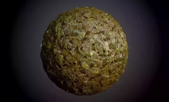 Muddy Swamp Footprint Ground Seamless PBR Texture