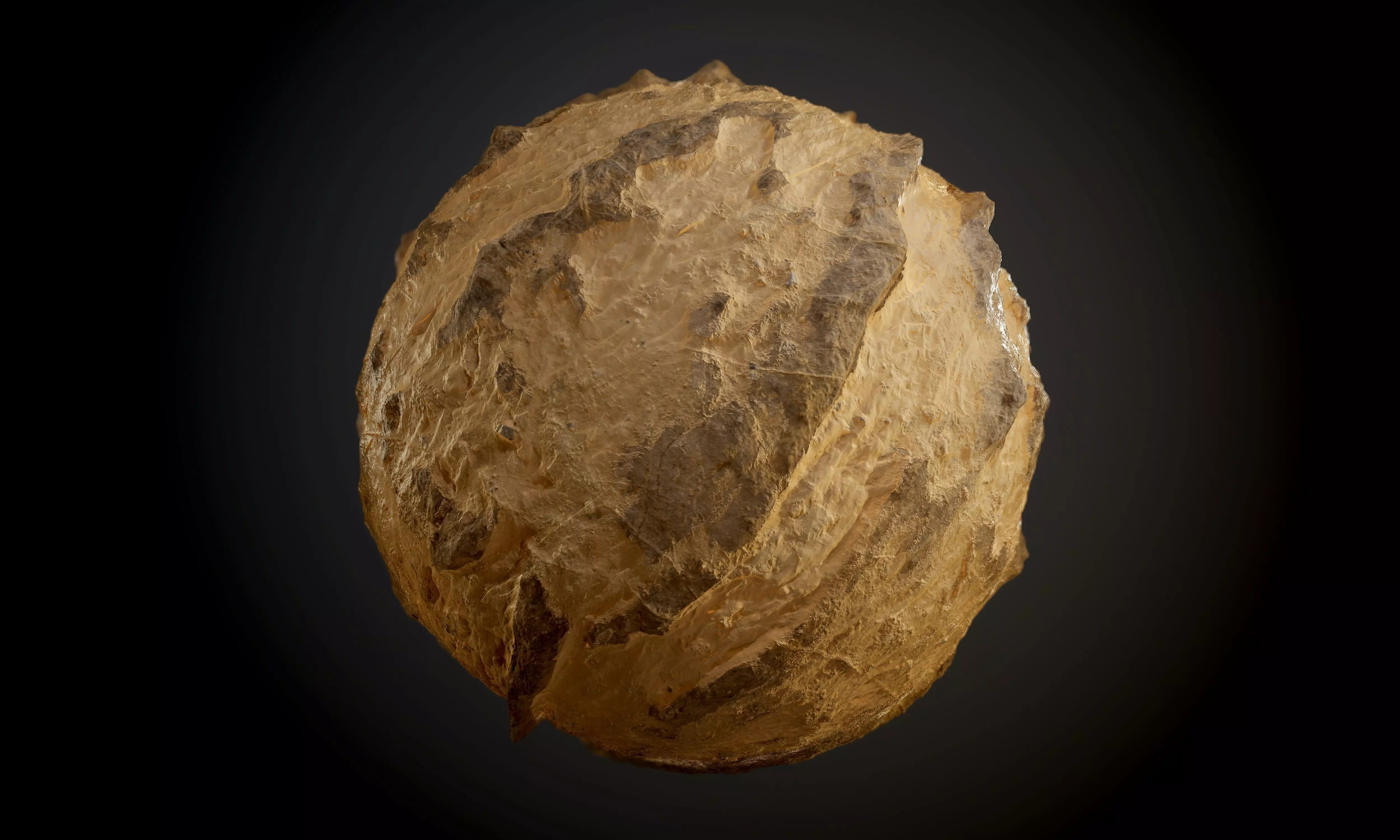 Desert Sand Stone Rock Ground Seamless PBR Texture Texture_0