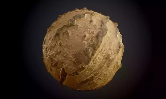 Desert Sand Stone Rock Ground Seamless PBR Texture