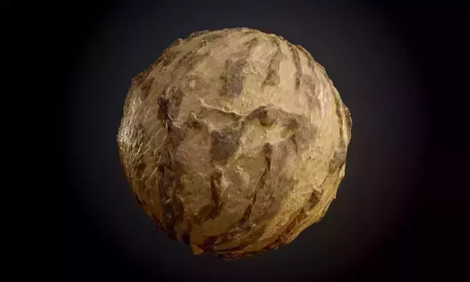 Desert Sand Stone Rock Ground Seamless PBR Texture