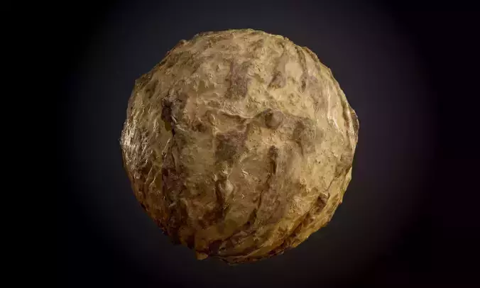 Desert Sand Stone Rock Ground Seamless PBR Texture